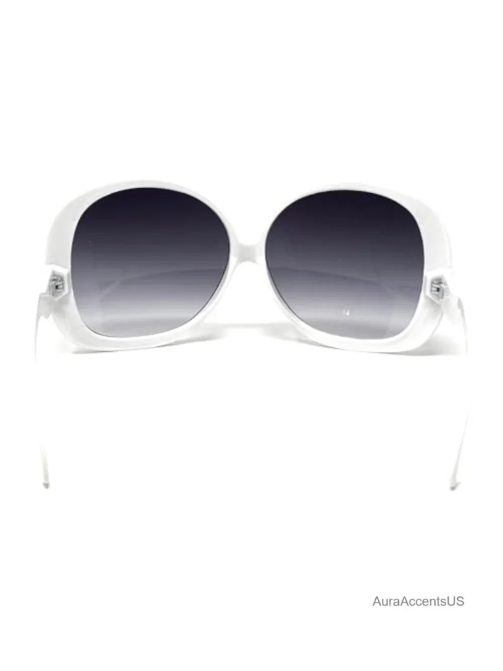 Oversized Round Sunglasses Gradient Tinted Retro Designer Inspired